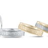 6mm Standard Weight Mens Band – Radiant Lab Diamond Men's Band in 18K Gold | Just Brilliant