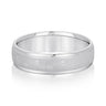 6mm Standard Weight Mens Band – Radiant Lab Diamond Men's Band in 18K Gold | Just Brilliant