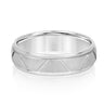 6mm Standard Weight Mens Band – Radiant Lab Diamond Men's Band in 18K Gold | Just Brilliant