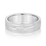 6mm Standard Weight Mens Band – Radiant Lab Diamond Men's Band in 18K Gold | Just Brilliant