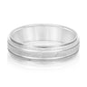 6mm Standard Weight Mens Band – Radiant Lab Diamond Men's Band in 18K Gold | Just Brilliant
