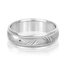6mm Standard Weight Mens Band – Radiant Lab Diamond Men's Band in 18K Gold | Just Brilliant