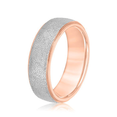 6mm Standard Weight Mens Band – Lab Diamond Men's Band in 18K Gold | Just Brilliant – view 8