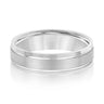 6mm Standard Weight Mens Band – Radiant Lab Diamond Men's Band in 18K Gold | Just Brilliant