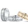 6mm Standard Weight Mens Band – Radiant Lab Diamond Men's Band in 18K Gold | Just Brilliant