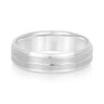 6mm Standard Weight Mens Band – Radiant Lab Diamond Men's Band in 18K Gold | Just Brilliant