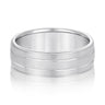 6mm Standard Weight Mens Band – Radiant Lab Diamond Men's Band in 18K Gold | Just Brilliant