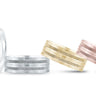 6mm Standard Weight Mens Band – Radiant Lab Diamond Men's Band in 18K Gold | Just Brilliant