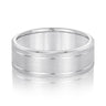6mm Standard Weight Mens Band – Radiant Lab Diamond Men's Band in 18K Gold | Just Brilliant