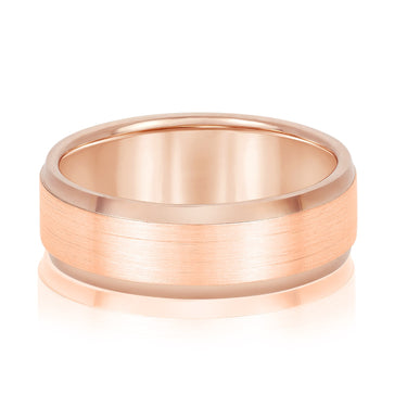 7mm Standard Weight Mens Band – Lab Diamond Men's Band in 18K Gold | Just Brilliant – side view