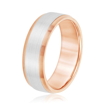 7mm Standard Weight Mens Band – Lab Diamond Men's Band in 18K Gold | Just Brilliant – view 10