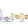 7mm Standard Weight Mens Band – Radiant Lab Diamond Men's Band in 18K Gold | Just Brilliant