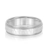6mm Standard Weight Mens Band – Radiant Lab Diamond Men's Band in 18K Gold | Just Brilliant