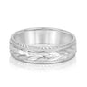 6mm Standard Weight Mens Band – Radiant Lab Diamond Men's Band in 18K Gold | Just Brilliant