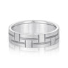 6mm Standard Weight Mens Band – Radiant Lab Diamond Men's Band in 18K Gold | Just Brilliant