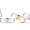 6mm Standard Weight Mens Band – Radiant Lab Diamond Men's Band in 18K Gold | Just Brilliant