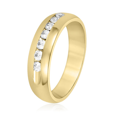 **Tapers See Ccm *6mm Heavy Wt – Lab Diamond Jewelry in 18K Gold | Just Brilliant – lifestyle view