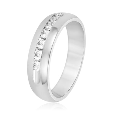 **Tapers See Ccm *6mm Heavy Wt – Lab Diamond Jewelry in 18K Gold | Just Brilliant – detail view