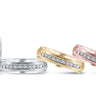 6mm Heavy Weight Mens Band with Diamond – Radiant Lab Diamond Men's Band in 18K Gold | Just Brilliant