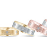 7mm Heavy Weight Mens Band with Diamond – Radiant Lab Diamond Men's Band in 18K Gold | Just Brilliant