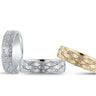 6mm Heavy Weight Mens Band with Diamond – Radiant Lab Diamond Men's Band in 18K Gold | Just Brilliant