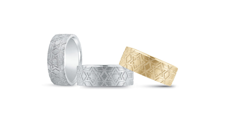Heavy Weight Mens Band – Radiant Lab Diamond Men's Band in 18K Gold | Just Brilliant