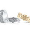 Heavy Weight Mens Band – Radiant Lab Diamond Men's Band in 18K Gold | Just Brilliant