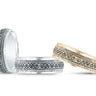 Heavy Weight Mens Band – Radiant Lab Diamond Men's Band in 18K Gold | Just Brilliant