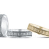 Heavy Weight Mens Band – Radiant Lab Diamond Men's Band in 18K Gold | Just Brilliant