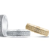 Heavy Weight Mens Band – Radiant Lab Diamond Men's Band in 18K Gold | Just Brilliant