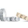 Heavy Weight Mens Band – Radiant Lab Diamond Men's Band in 18K Gold | Just Brilliant