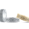 Heavy Weight Mens Band – Radiant Lab Diamond Men's Band in 18K Gold | Just Brilliant