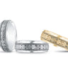 Heavy Weight Mens Band – Radiant Lab Diamond Men's Band in 18K Gold | Just Brilliant