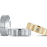 Breakdown-Heavy Weight Mens Band with Diamond – Radiant Lab Diamond Men's Band in 18K Gold | Just Brilliant