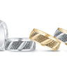 8mm Heavy Weight Mens Band – Radiant Lab Diamond Men's Band in 18K Gold | Just Brilliant