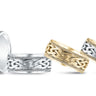 9mm Heavy Weight Mens Band – Radiant Lab Diamond Men's Band in 18K Gold | Just Brilliant