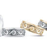 6mm Heavy Weight Mens Band – Radiant Lab Diamond Men's Band in 18K Gold | Just Brilliant