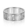 8mm Heavy Weight Mens Band – Radiant Lab Diamond Men's Band in 18K Gold | Just Brilliant