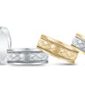 8mm Heavy Weight Mens Band – Radiant Lab Diamond Men's Band in 18K Gold | Just Brilliant