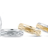 6mm Heavy Weight Mens Band – Radiant Lab Diamond Men's Band in 18K Gold | Just Brilliant