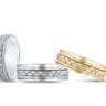 7mm Heavy Weight Mens Band – Radiant Lab Diamond Men's Band in 18K Gold | Just Brilliant
