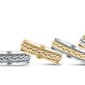 7mm Heavy Weight Mens Band – Radiant Lab Diamond Men's Band in 18K Gold | Just Brilliant
