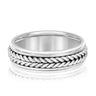7mm Heavy Weight Mens Band – Radiant Lab Diamond Men's Band in 18K Gold | Just Brilliant