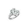 Pear Prism Ring by Just Brilliant – 6ct pear-shaped lab diamond engagement ring in 18K white gold