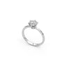 Elegant Solitaire Engagement Ring by Just Brilliant – lab-grown diamond ring in 18K white gold