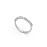 Tiny Treasures Ring by Just Brilliant – 0.7ct lab diamond arc ring in 18K white gold