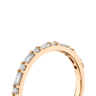 Just Brilliant alternating shapes band, detail
