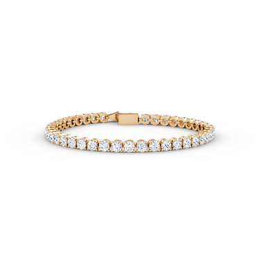 Classic Tennis Bracelet in rose gold — alternate front view