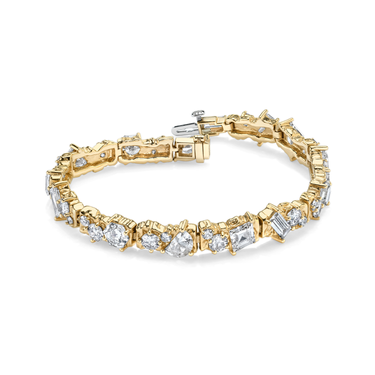 Unity Bracelet in 18K Yellow Gold — open clasp view