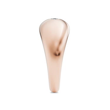 Just Brilliant Dome Band, lozenge, 18K Rose Gold, side